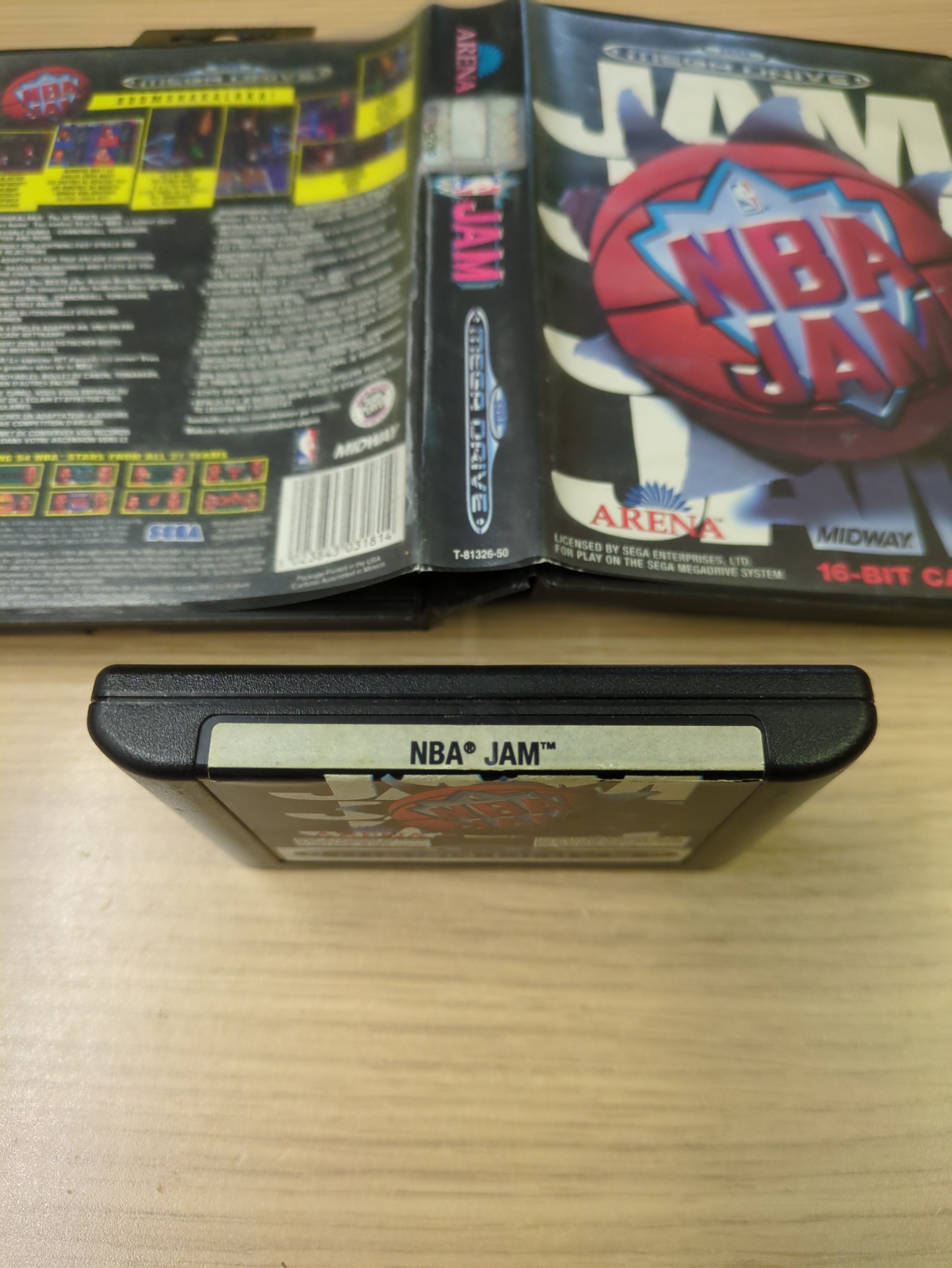 NBA Jam Sega Mega Drive game NBA Jam Sega Mega Drive game